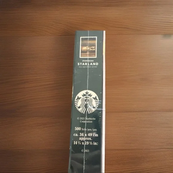 New Starbucks 50th Anniversary Edition 500 Pcs Puzzle Ravensburger Coffee Retro - Picture 4 of 4